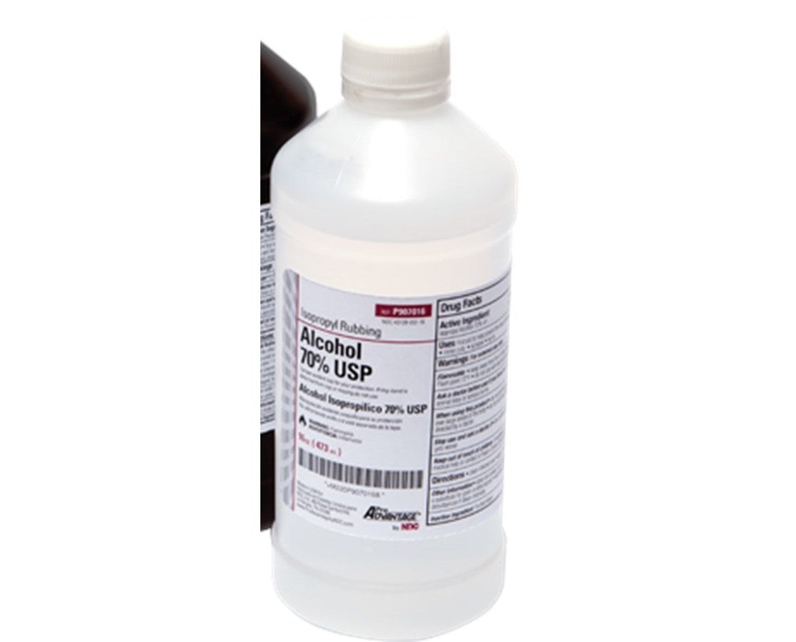 House Brand P907016 Isopropyl Rubbing Alcohol 70% USP 16 Oz Bottle EXP Dec 2022 House Brand P907016 Isopropyl Rubbing Alcohol 70% USP 16 Oz Bottle EXP Dec 2022